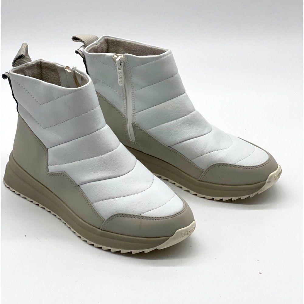 Sarto by Franco Alps Boot Water Resistant Winter White Leather
